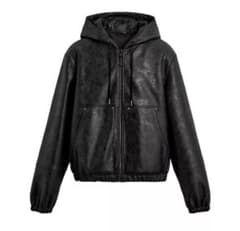 ZARA レザーパーカー ジャケット - メルカリ