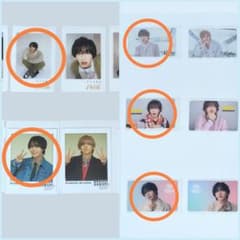 【まち様専用】なにわ男子　大西 流星 くん　道枝 駿佑くん　ソロカード　セットのサムネイル