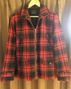 HYSTERIC GLAMOUR チェック柄ジップアップジャケットのサムネイル