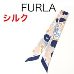 H8685-56◾️フルラ シルクスカーフ バンドゥ フラワープリント - メルカリ
