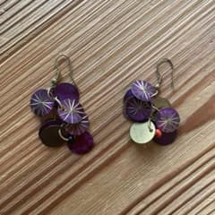 パープル ピアス エスニックのサムネイル
