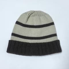 y2k ニット帽 ビーニー ベージュ ブラウンsupreme STUSSY