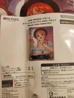 ワンピース カードゲーム ナミ SR プレイマット付きのサムネイル