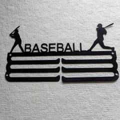 野球選手シルエット 壁掛け アクセサリー