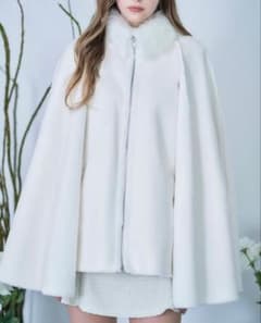 2023AW【Riu】ケープ Brushed back cape coat F - メルカリ