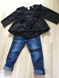 H&Mデニム2-3y トップスsetのサムネイル