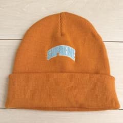 Supreme ニット帽 オレンジ　試着のみのサムネイル