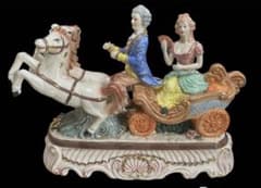 カポディモンテ　CAPODIMONTE 、馬車を引く紳士とプリンセス カポディモンテ CAPODIMONTE 、馬車を引く紳士とプリンセス - メルカリ