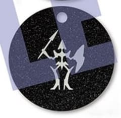 永野護デザイン展 エンブレムチャーム（破裂の人形）ファイブスター