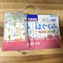 ☆森永　はぐくみ　エコらくパック　800g  2箱おまけ付き☆のサムネイル