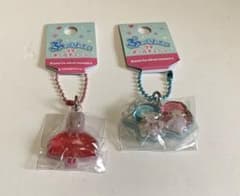 Sanrio Puffy Petit Ball Chain - Marron Cream & Kiki & Lala (Set of 2)