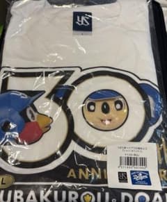 つば九郎×ドアラ 30周年記念Tシャツ ホワイト Lのサムネイル