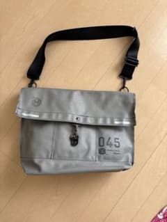 横浜帆布鞄045 ショルダーバッグ グレー - メルカリ