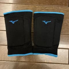 MIZUNO バレーボール 膝サポーター フリーサイズ ブラックのサムネイル