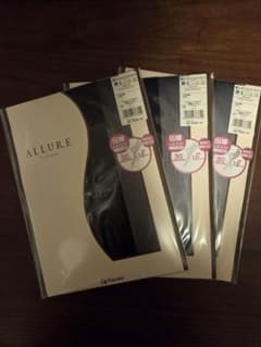 Fukuske ALLURE 着圧パンティストッキング 3足セット ブラックのサムネイル