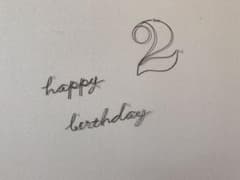 ワイヤーアート♥誕生日飾り♥のサムネイル
