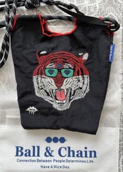 タイガー刺繍 ショルダーバッグ エコバッグ サコッシュのサムネイル