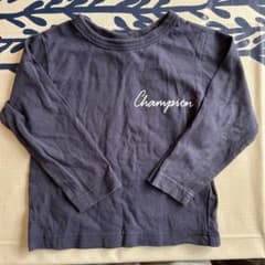 Champion 長袖カットソー 100cm ネイビーのサムネイル