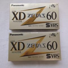 新品未開封パナソニックS-VHSビデオテープ2本セット - メルカリ