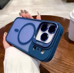 iPhone 18 Pro Max MagSafe対応ケース　レンズ保護ネイビーのサムネイル