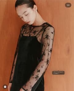 kaene flocky velour 2way dressのサムネイル