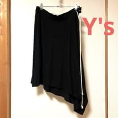 Y's ワイズ 黒 フレアスカート サイズ2 コットン モード 長期保管品 Y's ワイズ 黒 フレアスカート サイズ2 コットン モード 長期保管品
