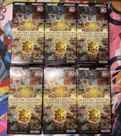 遊戯王 クォーターセンチュリーアートコレクション　6BOX アーコレ 25th 遊戯王 クォーターセンチュリーアートコレクション 6BOX アーコレ 25th