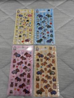 サラブレッドコレクション ぷっくりシール 全4種セットのサムネイル