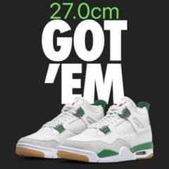 NIKE SB × エアジョーダン4 Pine Green 27.0cmのサムネイル