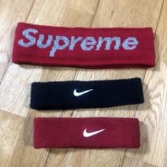 supreme &NIKEヘッドバンドのサムネイル