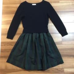ワンピース　ニット　グリーンレーベルリラクシングのサムネイル