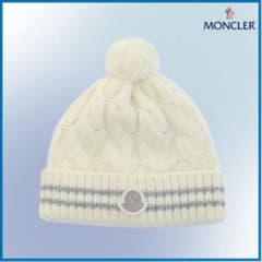 新品未使用タグ付き MONCLER モンクレール ニット帽 Sサイズ キッズ 