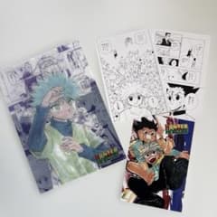 冨樫義博展 HUNTER×HUNTER ミニクリアファイル ポストカード - メルカリ