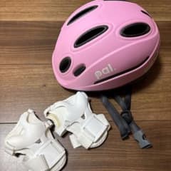 ストライダー 12インチ ピンクとプロテクターセットとヘルメット 幼児・児童49〜54センチ ヘルメット＆プロテクターセット 自転車