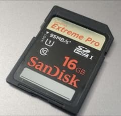 SanDisk Extreme Pro 16GB SDカードのサムネイル