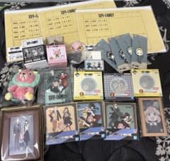 Spy Family merchandise roundup, including family photo acrylic block.