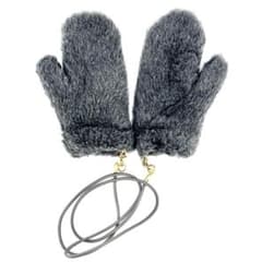MAX MARA テディベア ミトン 手袋 S/M マックスマーラ コートグレー