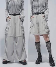 HARE 2WAYメタルカーゴパンツ　次モデル　マルチWAYワイドカーゴパンツ HARE 2WAYメタルカーゴパンツ 次モデル マルチWAYワイドカーゴパンツ