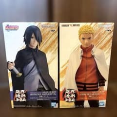 NARUTO 인계 조형 열전 우즈마키 나루토/볼트 우치하 사스케 2체 세트