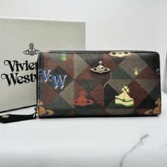 [극미품] Vivienne Westwood 긴 지갑 라운드 패스너