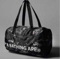 A BATHING APE ボストンバッグ カモフラ柄 - メルカリ