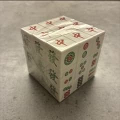 約7cm角　麻雀パズルキューブ ルービックキューブ 麻雀牌 立体パズル 脳トレのサムネイル