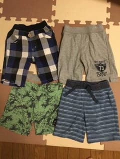 ハーフパンツ100サイズ 4枚セットのサムネイル