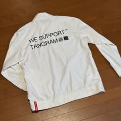 CLUBHAUS × TANGRAM HALF ZIP WHITE プルオーバー CLUBHAUS × TANGRAM HALF ZIP WHITE プルオーバー - メルカリ