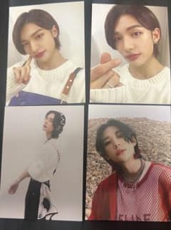 StrayKids ヒョンジントレカ 4枚セットまとめ売り スキズ フォトカードのサムネイル