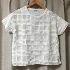のるのるさま専用♡今季ものオーガンジーレースプルオーバーのサムネイル