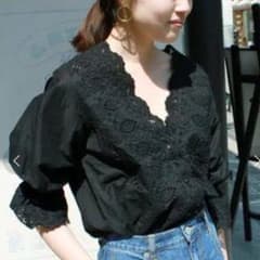 slobe iena フロントスカラレースブラウス【チョコメルモ♡様専用】のサムネイル