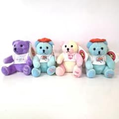 Hard Rock Cafe テディベア クマ ぬいぐるみ 4個 - メルカリ