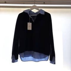 2WAY スキッパー シャツ プルオーバー ニットのサムネイル