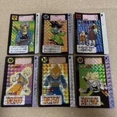 希少 当時物】ドラゴンボールZ カードダス 第11弾 6枚セット プリズム
